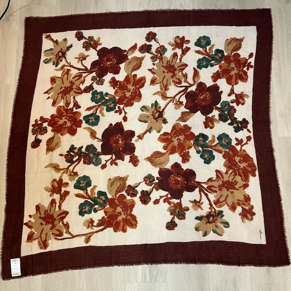Sezane Accessories - Sezane Pio Scarf Marine Print